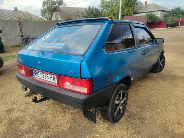 Синий ВАЗ 2108, объемом двигателя 1.1 л и пробегом 230 тыс. км за 650 $, фото 1 на Automoto.ua