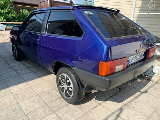 Синий ВАЗ 2108, объемом двигателя 1.5 л и пробегом 150 тыс. км за 1100 $, фото 1 на Automoto.ua