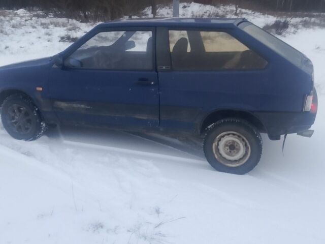 Синий ВАЗ 2108, объемом двигателя 1.1 л и пробегом 130 тыс. км за 600 $, фото 1 на Automoto.ua