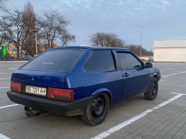 Синий ВАЗ 2108, объемом двигателя 1.6 л и пробегом 333 тыс. км за 550 $, фото 1 на Automoto.ua