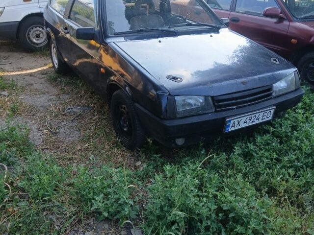 Синий ВАЗ 2108, объемом двигателя 1 л и пробегом 100 тыс. км за 601 $, фото 1 на Automoto.ua