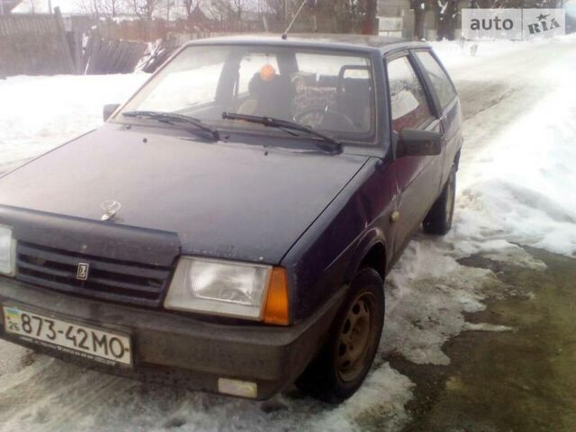 Синий ВАЗ 2108, объемом двигателя 1.3 л и пробегом 65 тыс. км за 1149 $, фото 1 на Automoto.ua