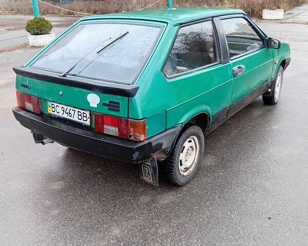 Зеленый ВАЗ 2108, объемом двигателя 1.3 л и пробегом 252 тыс. км за 520 $, фото 1 на Automoto.ua