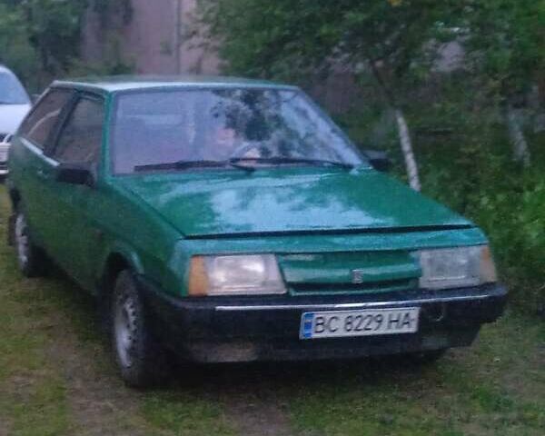 Зеленый ВАЗ 2108, объемом двигателя 1.3 л и пробегом 200 тыс. км за 623 $, фото 1 на Automoto.ua