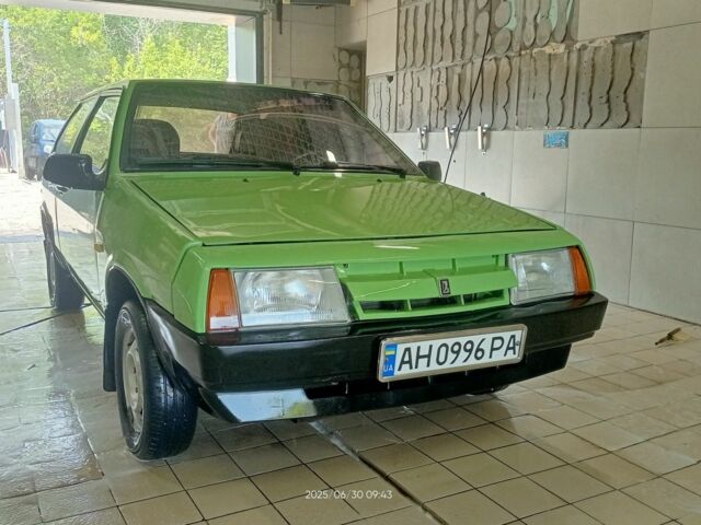 Зеленый ВАЗ 2108, объемом двигателя 1.3 л и пробегом 45 тыс. км за 800 $, фото 1 на Automoto.ua