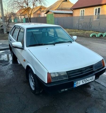 Белый ВАЗ 2109, объемом двигателя 1.29 л и пробегом 200 тыс. км за 1500 $, фото 1 на Automoto.ua