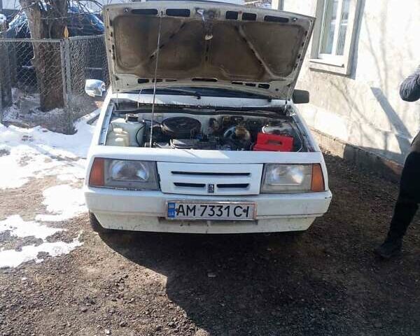 Белый ВАЗ 2109, объемом двигателя 1.1 л и пробегом 54 тыс. км за 1200 $, фото 1 на Automoto.ua