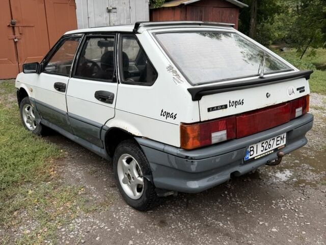 Белый ВАЗ 2109, объемом двигателя 1.3 л и пробегом 50 тыс. км за 600 $, фото 1 на Automoto.ua