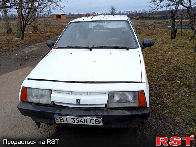Белый ВАЗ 2109, объемом двигателя 1.3 л и пробегом 75 тыс. км за 500 $, фото 1 на Automoto.ua