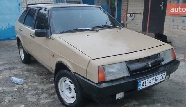 Бежевый ВАЗ 2109, объемом двигателя 1.3 л и пробегом 150 тыс. км за 1100 $, фото 1 на Automoto.ua