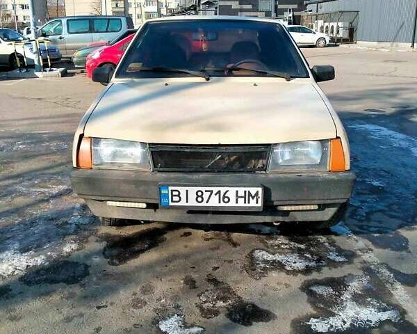 Бежевий ВАЗ 2109, об'ємом двигуна 1.3 л та пробігом 68 тис. км за 1300 $, фото 1 на Automoto.ua