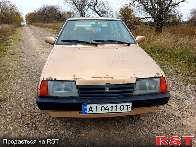 Бежевый ВАЗ 2109, объемом двигателя 1.3 л и пробегом 96 тыс. км за 199 $, фото 1 на Automoto.ua