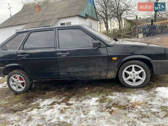 Черный ВАЗ 2109, объемом двигателя 1.29 л и пробегом 99 тыс. км за 1000 $, фото 1 на Automoto.ua