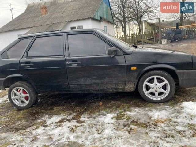 Черный ВАЗ 2109, объемом двигателя 1.29 л и пробегом 99 тыс. км за 1000 $, фото 1 на Automoto.ua