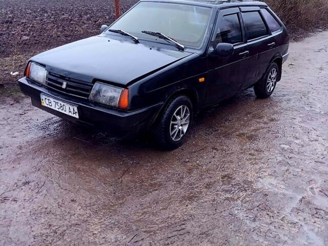 Черный ВАЗ 2109, объемом двигателя 1.5 л и пробегом 300 тыс. км за 450 $, фото 1 на Automoto.ua