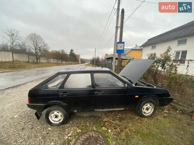 Черный ВАЗ 2109, объемом двигателя 1.5 л и пробегом 46 тыс. км за 700 $, фото 1 на Automoto.ua