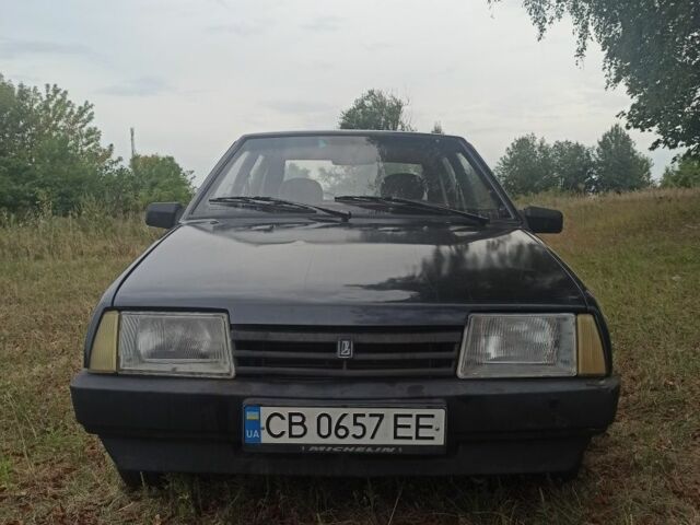 Черный ВАЗ 2109, объемом двигателя 1.5 л и пробегом 1 тыс. км за 600 $, фото 1 на Automoto.ua