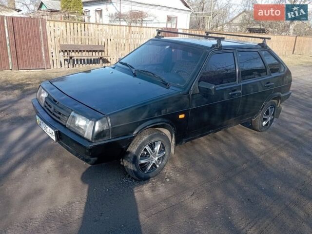 Черный ВАЗ 2109, объемом двигателя 1.3 л и пробегом 300 тыс. км за 1100 $, фото 1 на Automoto.ua