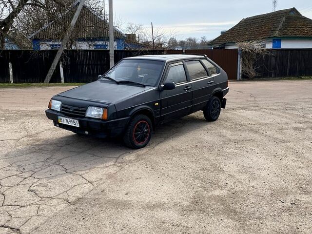 Черный ВАЗ 2109, объемом двигателя 1.5 л и пробегом 100 тыс. км за 950 $, фото 1 на Automoto.ua