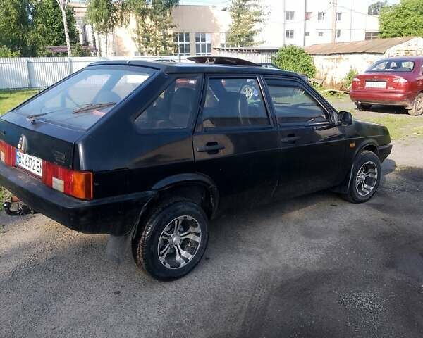 Черный ВАЗ 2109, объемом двигателя 1.3 л и пробегом 70 тыс. км за 1000 $, фото 1 на Automoto.ua