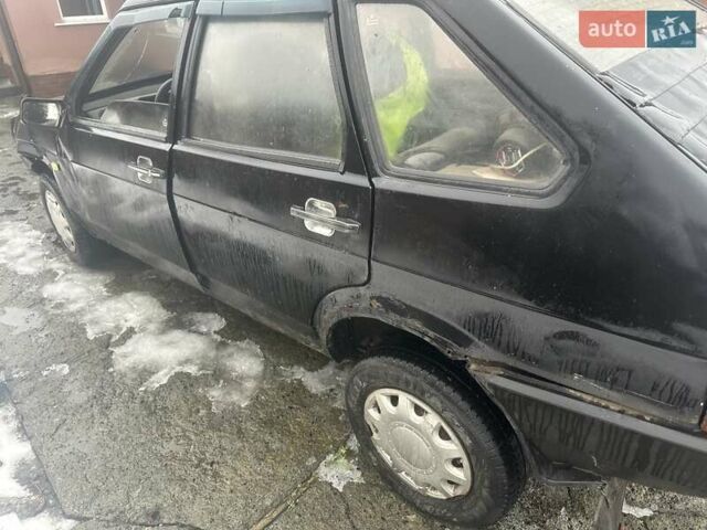 Черный ВАЗ 2109, объемом двигателя 1.3 л и пробегом 150 тыс. км за 300 $, фото 1 на Automoto.ua