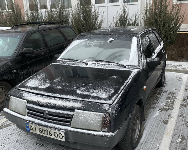 Черный ВАЗ 2109, объемом двигателя 1.5 л и пробегом 80 тыс. км за 1000 $, фото 1 на Automoto.ua
