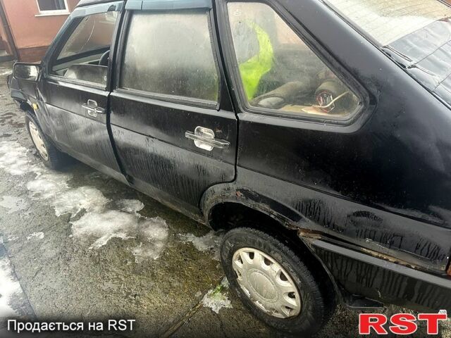 Черный ВАЗ 2109, объемом двигателя 1.5 л и пробегом 320 тыс. км за 300 $, фото 1 на Automoto.ua