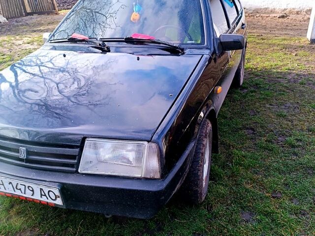 Черный ВАЗ 2109, объемом двигателя 1.3 л и пробегом 120 тыс. км за 1050 $, фото 1 на Automoto.ua