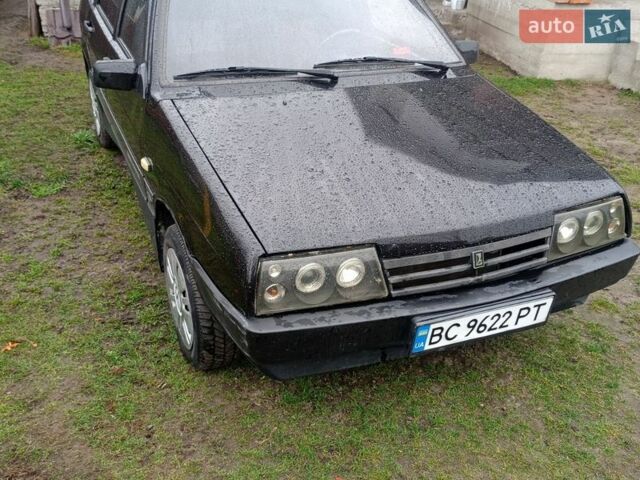 Черный ВАЗ 2109, объемом двигателя 1.5 л и пробегом 74 тыс. км за 950 $, фото 1 на Automoto.ua