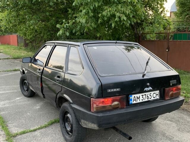 Черный ВАЗ 2109, объемом двигателя 1.5 л и пробегом 250 тыс. км за 600 $, фото 1 на Automoto.ua