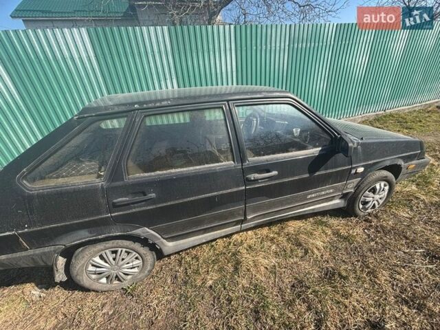 Черный ВАЗ 2109, объемом двигателя 1.5 л и пробегом 160 тыс. км за 453 $, фото 1 на Automoto.ua