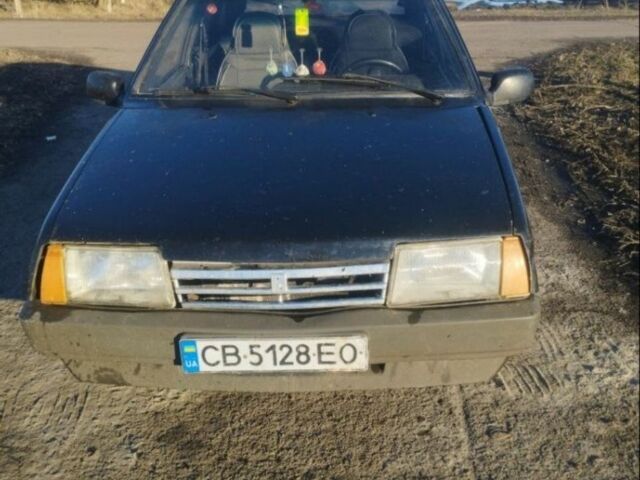 Черный ВАЗ 2109, объемом двигателя 1.5 л и пробегом 222 тыс. км за 779 $, фото 1 на Automoto.ua