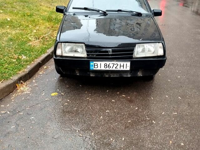 Черный ВАЗ 2109, объемом двигателя 1.5 л и пробегом 123 тыс. км за 500 $, фото 1 на Automoto.ua