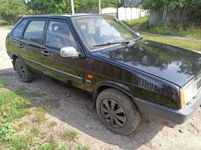Черный ВАЗ 2109, объемом двигателя 1.3 л и пробегом 250 тыс. км за 748 $, фото 1 на Automoto.ua