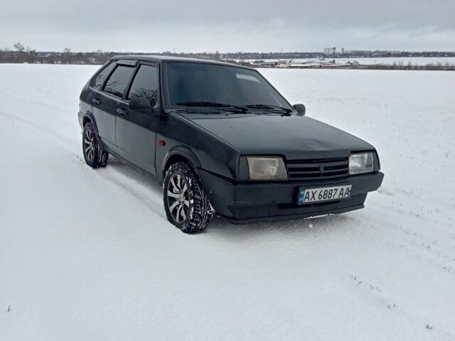 Черный ВАЗ 2109, объемом двигателя 1 л и пробегом 100 тыс. км за 1150 $, фото 1 на Automoto.ua