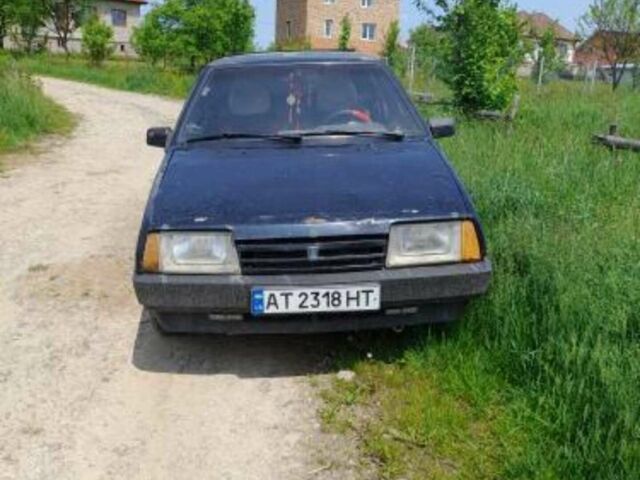 Черный ВАЗ 2109, объемом двигателя 1.5 л и пробегом 190 тыс. км за 1600 $, фото 1 на Automoto.ua