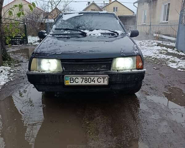 Черный ВАЗ 2109, объемом двигателя 1.46 л и пробегом 150 тыс. км за 600 $, фото 1 на Automoto.ua