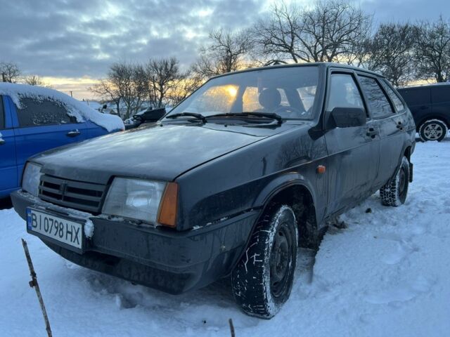 Черный ВАЗ 2109, объемом двигателя 1.5 л и пробегом 190 тыс. км за 999 $, фото 1 на Automoto.ua