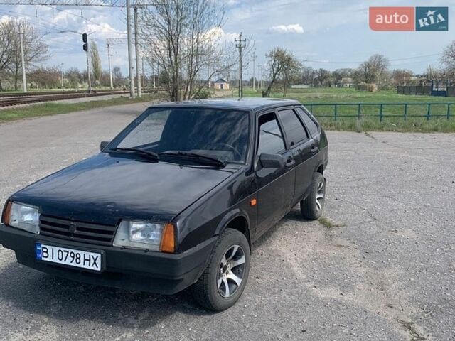 Черный ВАЗ 2109, объемом двигателя 1.5 л и пробегом 145 тыс. км за 1000 $, фото 1 на Automoto.ua