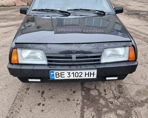 Черный ВАЗ 2109, объемом двигателя 1.5 л и пробегом 280 тыс. км за 2200 $, фото 1 на Automoto.ua