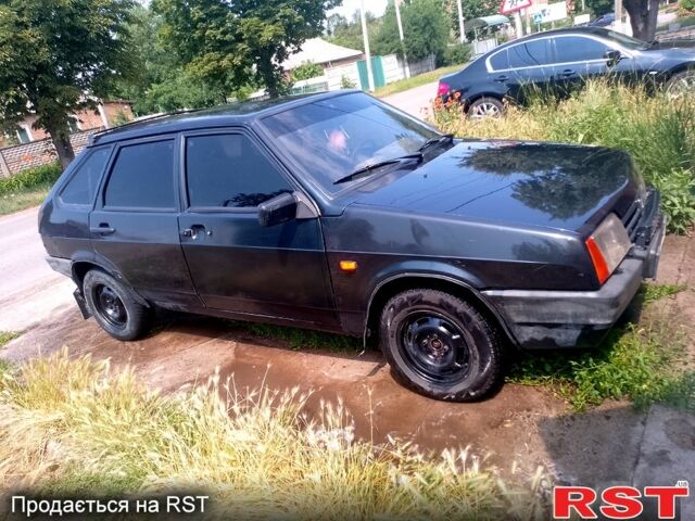 Черный ВАЗ 2109, объемом двигателя 1.6 л и пробегом 100 тыс. км за 1600 $, фото 1 на Automoto.ua