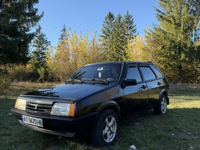 Черный ВАЗ 2109, объемом двигателя 1.5 л и пробегом 350 тыс. км за 1100 $, фото 1 на Automoto.ua