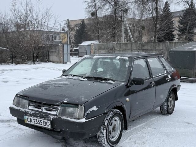 Черный ВАЗ 2109, объемом двигателя 1.5 л и пробегом 220 тыс. км за 1200 $, фото 1 на Automoto.ua