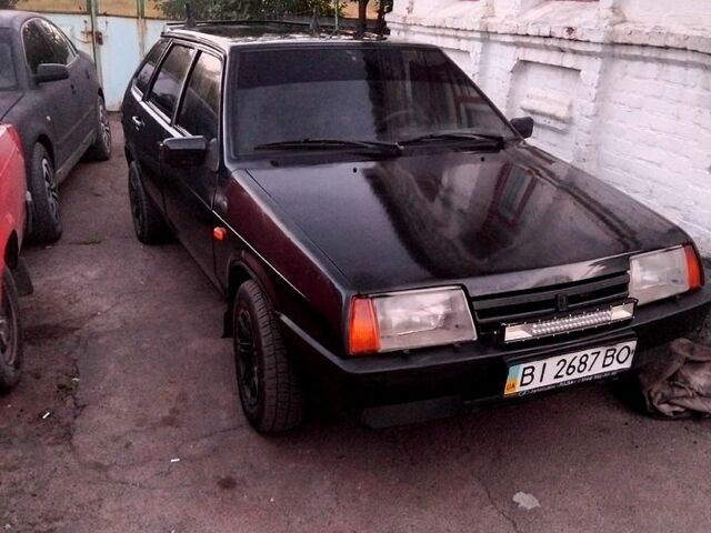 Черный ВАЗ 2109, объемом двигателя 1.6 л и пробегом 125 тыс. км за 1200 $, фото 1 на Automoto.ua
