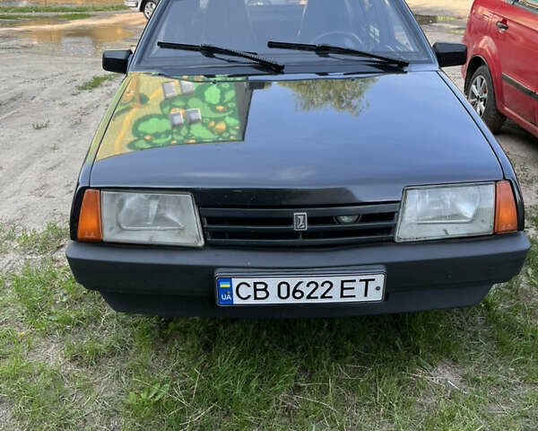 Черный ВАЗ 2109, объемом двигателя 1.6 л и пробегом 240 тыс. км за 2200 $, фото 1 на Automoto.ua
