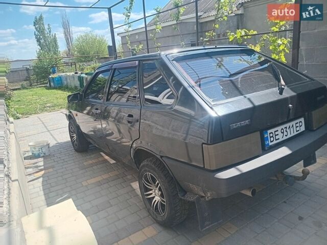 Черный ВАЗ 2109, объемом двигателя 1.6 л и пробегом 204 тыс. км за 1700 $, фото 1 на Automoto.ua