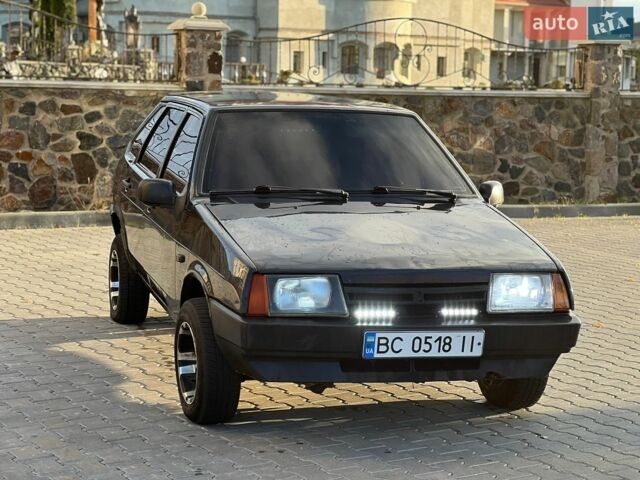 Черный ВАЗ 2109, объемом двигателя 1.6 л и пробегом 199 тыс. км за 480 $, фото 1 на Automoto.ua