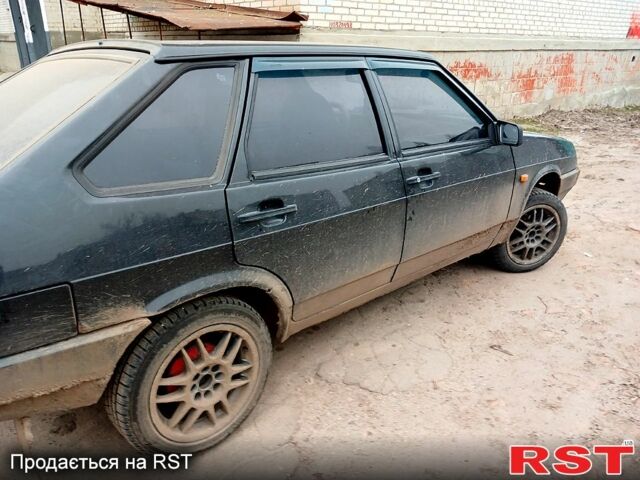 Черный ВАЗ 2109, объемом двигателя 1.6 л и пробегом 220 тыс. км за 1750 $, фото 1 на Automoto.ua