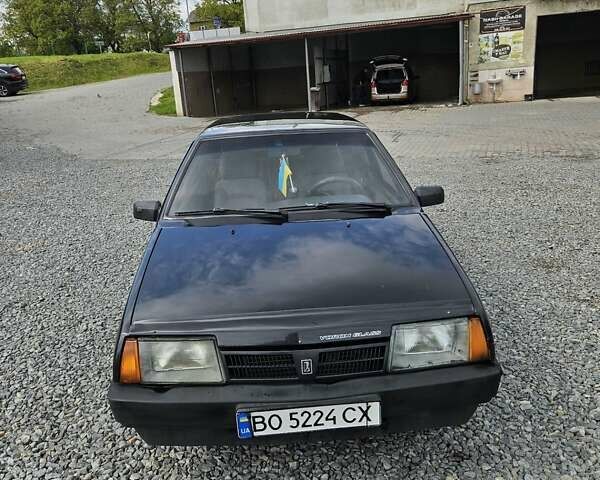 Черный ВАЗ 2109, объемом двигателя 1.6 л и пробегом 221 тыс. км за 1600 $, фото 1 на Automoto.ua