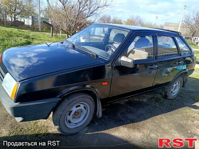 Черный ВАЗ 2109, объемом двигателя 1.6 л и пробегом 120 тыс. км за 2200 $, фото 1 на Automoto.ua